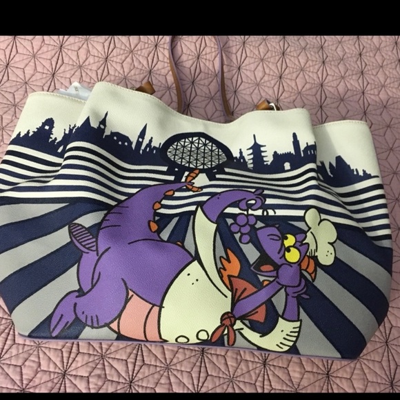 NWT EPCOT collectors Figment Epcot Dooney & Bourke Tote - Picture 3 of 6